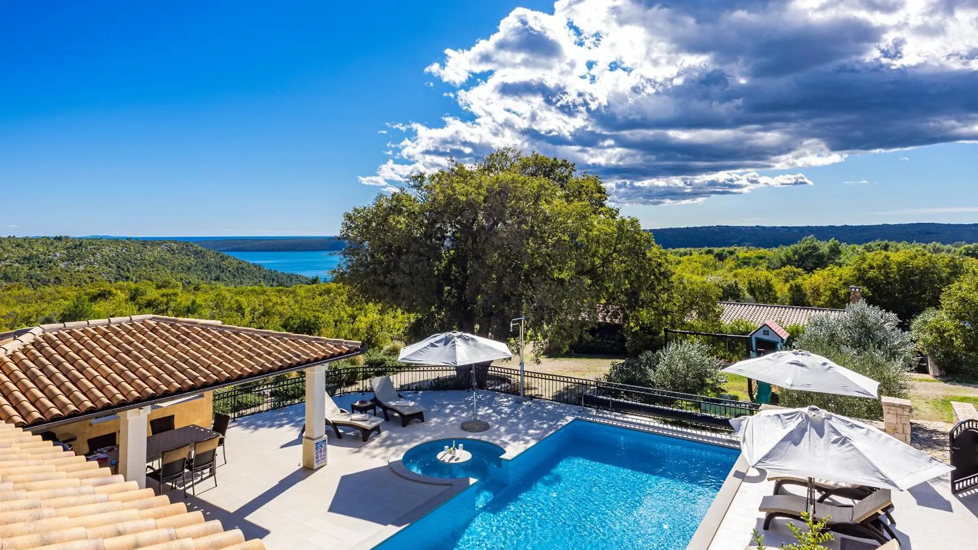 Villa Vlacich For 8 People Near Labin - Rabac With Heated Pool & Sea View - Only 2 Km From Beach Trget Croatia
